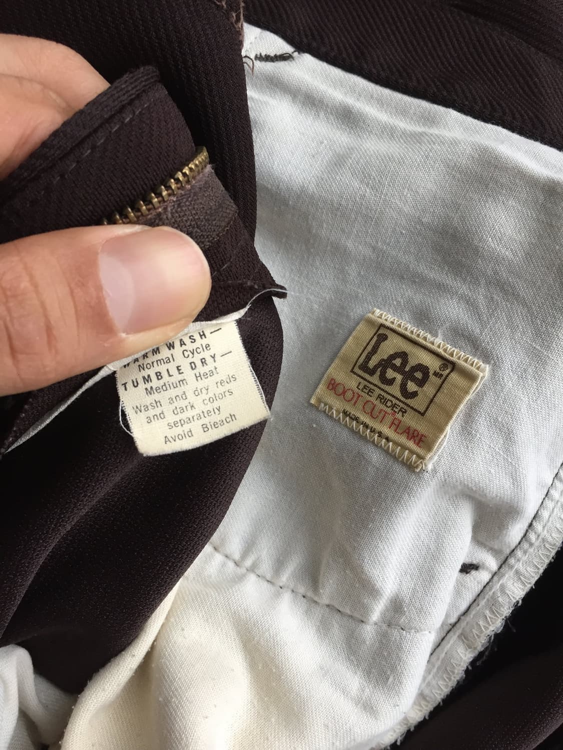 70‘s Lee 리 부츠컷 스타프레스트 팬츠 상품이미지9