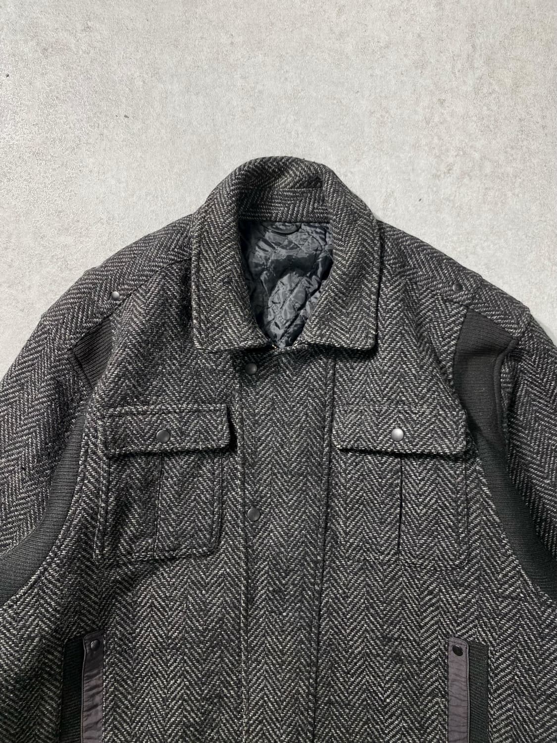 [L] 90s Golden 일본 빈티지 울 집업 자켓 상품이미지2