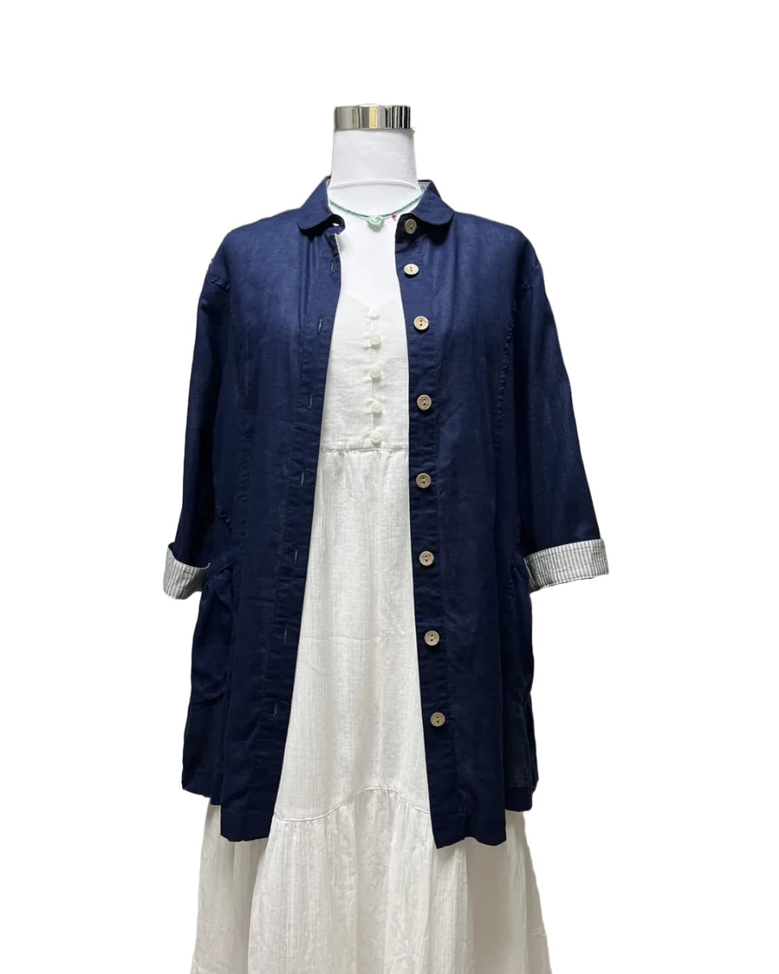 Navy layered jacket 상품이미지5