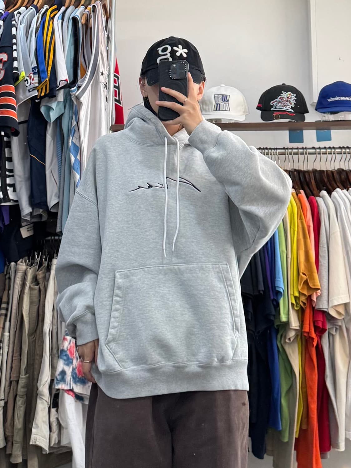 나이키 SB 스크립트 로고 후드 상품이미지4