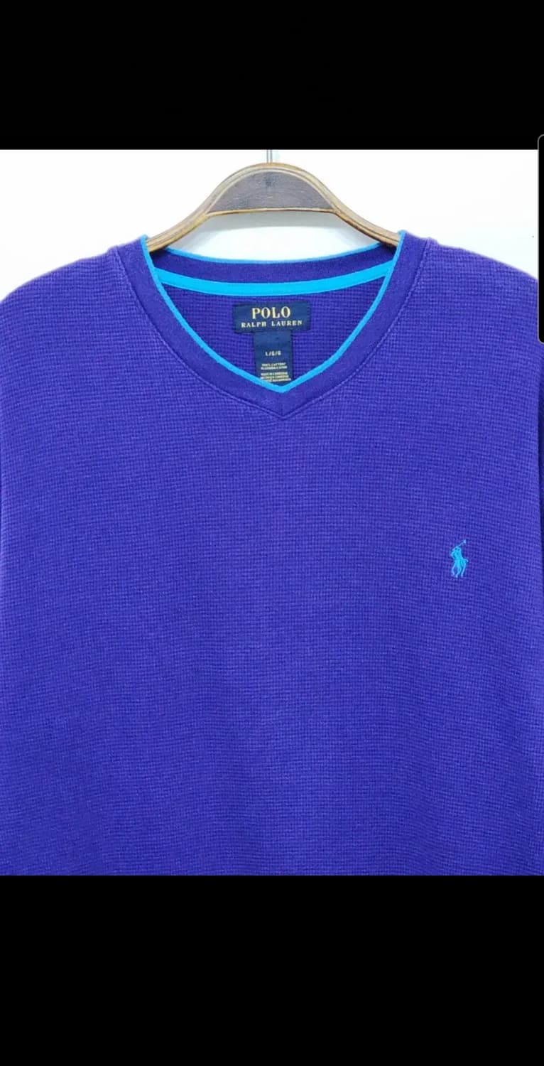 (L) 랄프로렌 폴로 롱슬리브 보라 로고 긴팔티셔츠  상품이미지2