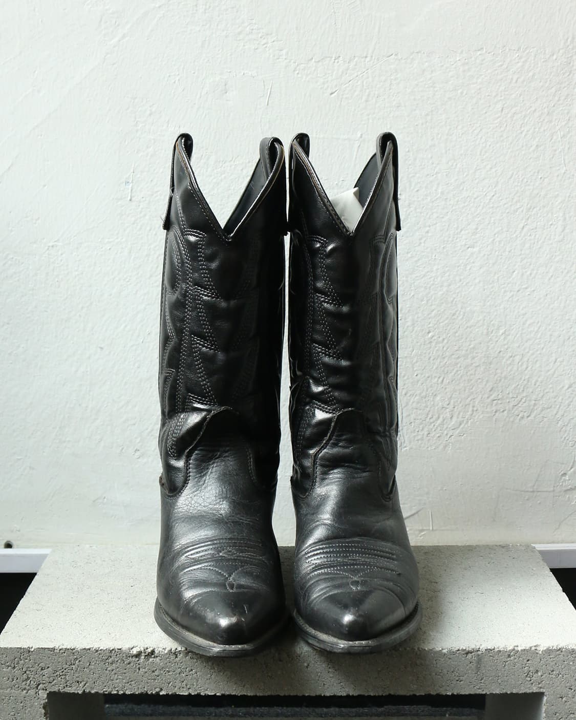USA 빈티지 블랙 웨스턴 부츠  상품이미지5