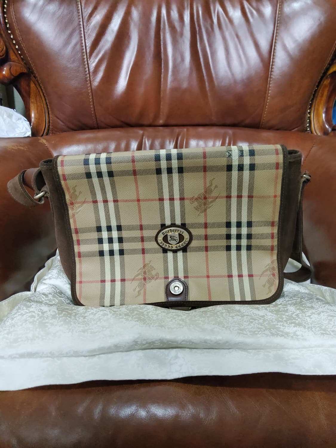 빈티지 버버리 크로스백 90년대초 제품 상품이미지1