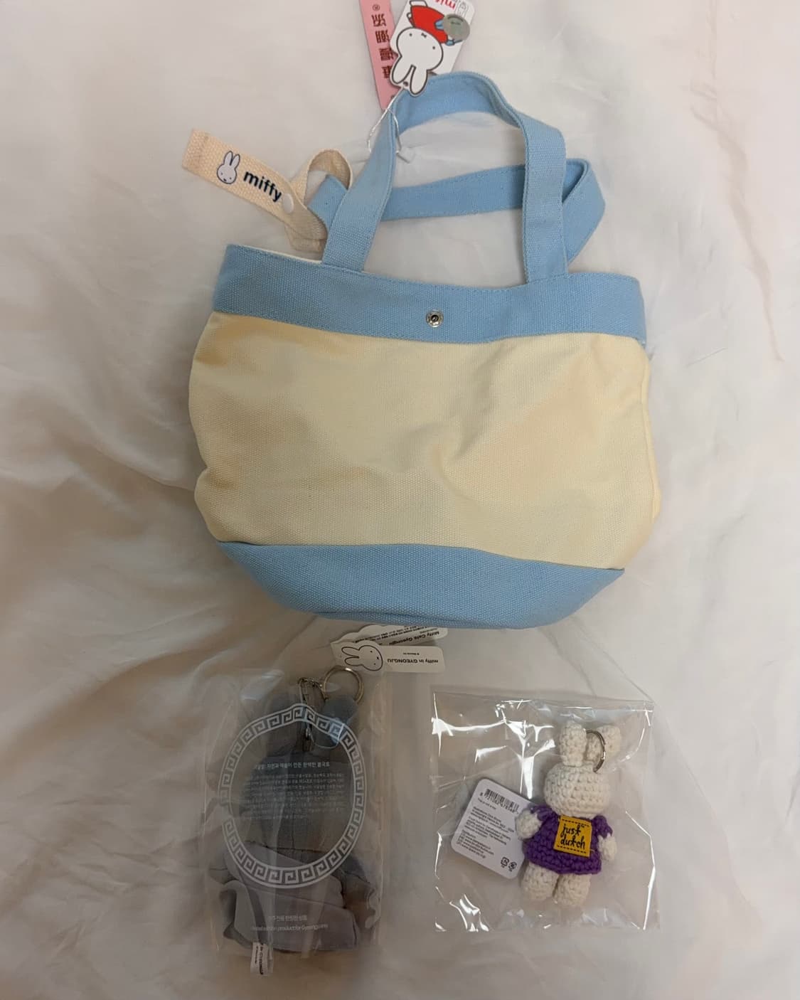 [미 개봉 새 상품] 미피 가방, 키링 상품이미지2