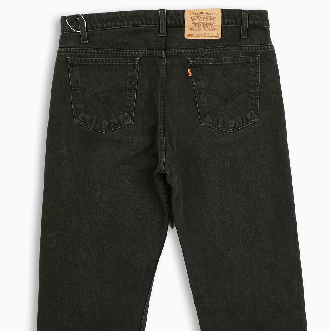 리바이스 505 오렌지탭 흑청 블랙진 90s 36인치 OR50538105 상품이미지6