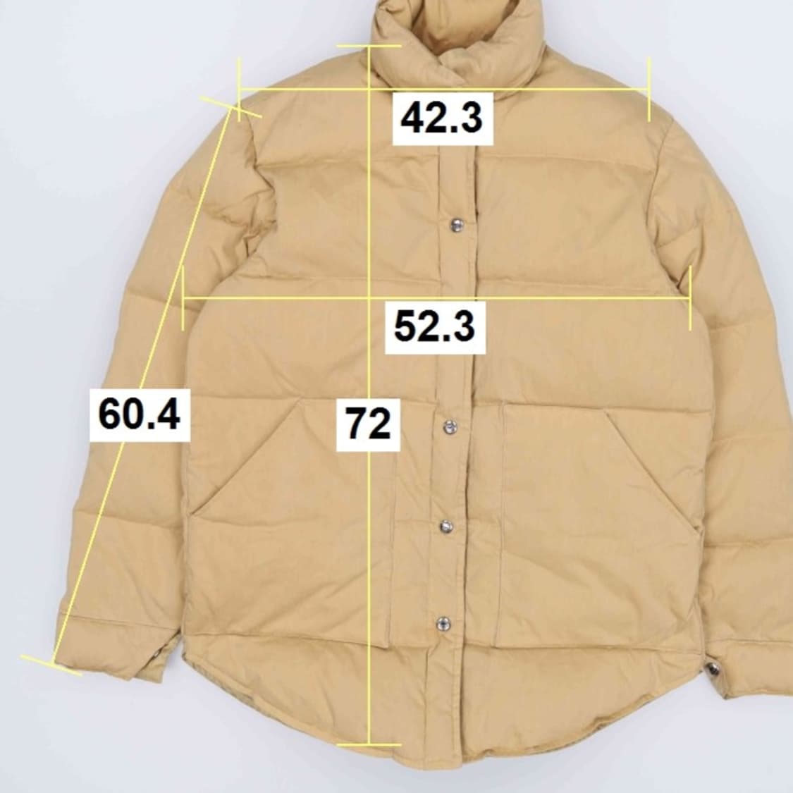 [F] 스튜디오톰보이 오버핏 푸퍼 덕다운 패딩 자켓 3977 상품이미지10