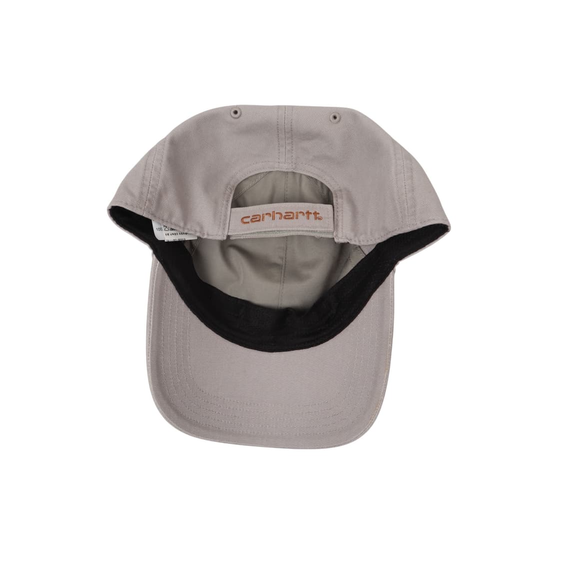 칼하트 그레이 레더탭 캔버스 캡 상품이미지7