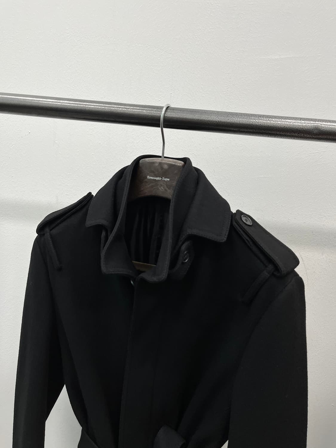 95) 솔리드옴므 벨티드 울코트  상품이미지2