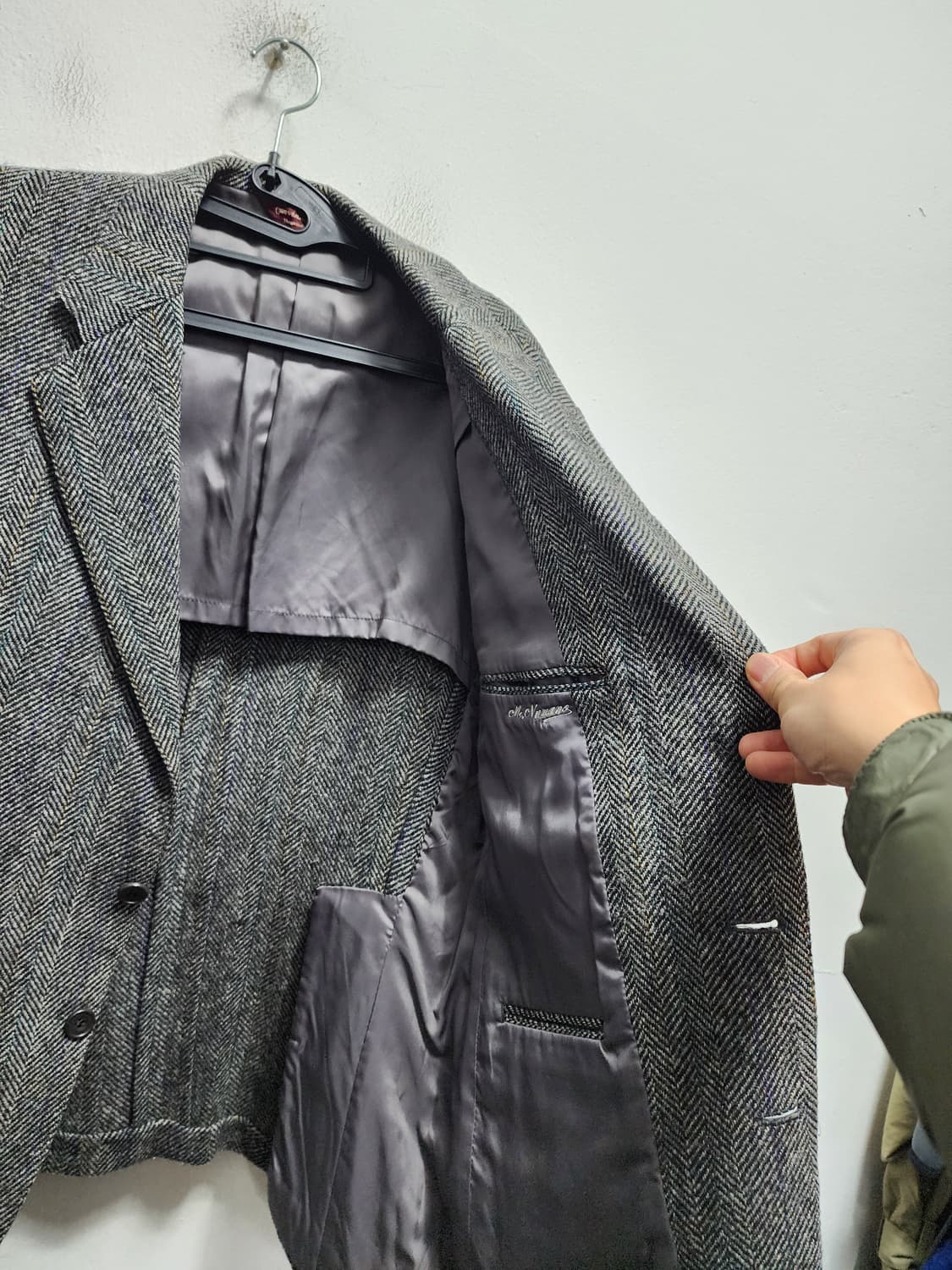 폴로 랄프로렌 빈티지 챕스 헤링본 블레이저 상품이미지4