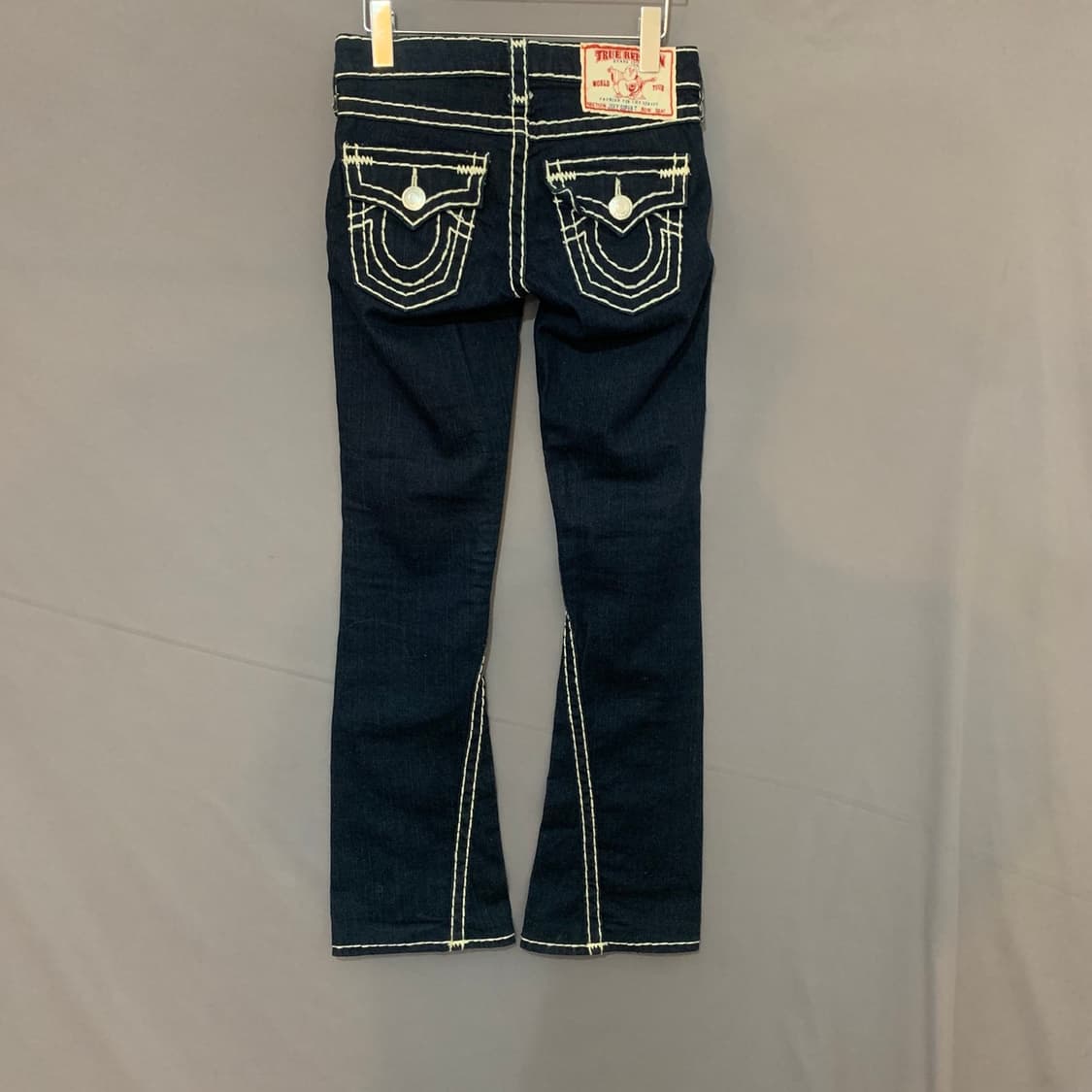 24인치 트루릴리전 조이슈퍼티 진청 부츠컷 스판 데님 청바지 상품이미지2