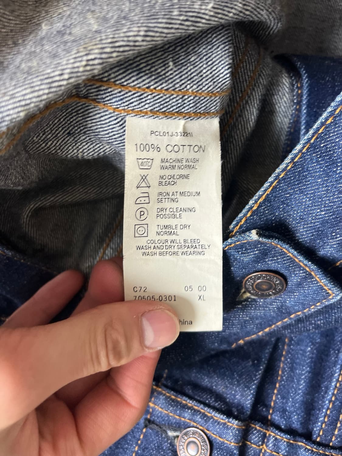 Levis 90s 70505 데님 자켓 상품이미지6