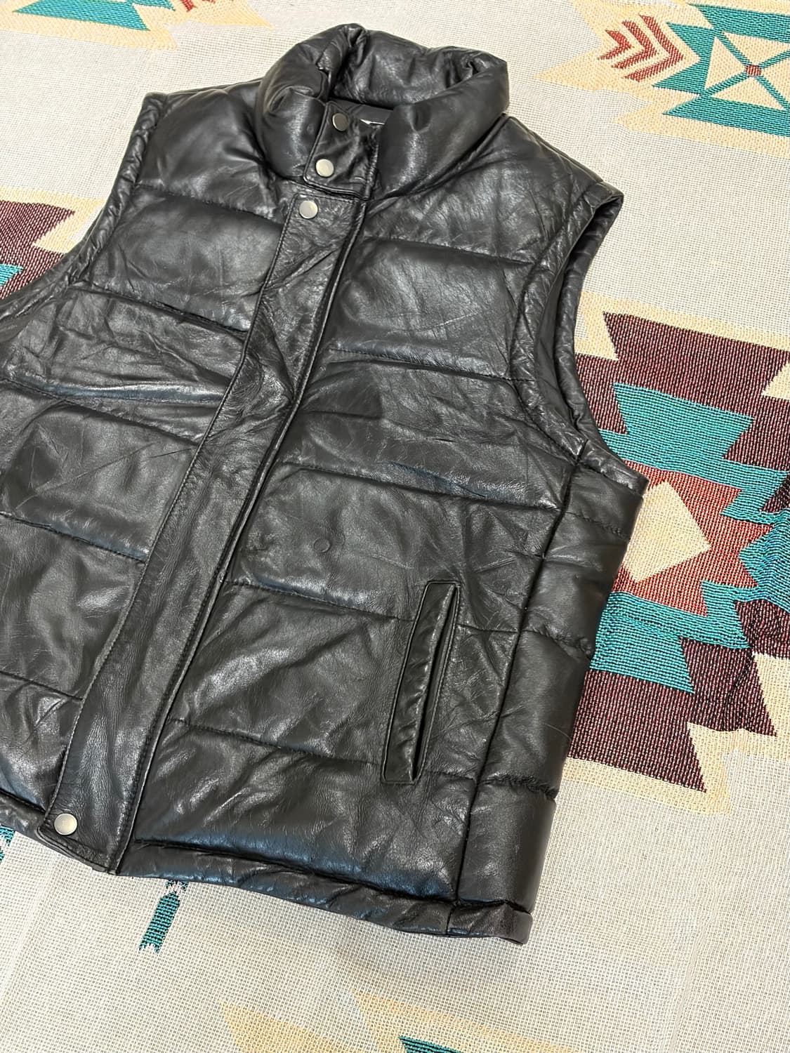 양가죽 덕다운 패딩 베스트 / sheepskin padding vest 상품이미지2