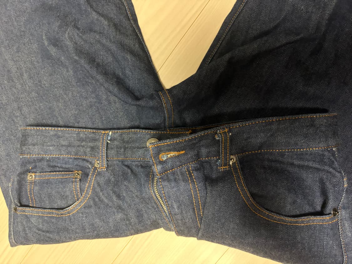 비슬로우 와이드 셀비지 데님 32사이즈 상품이미지6