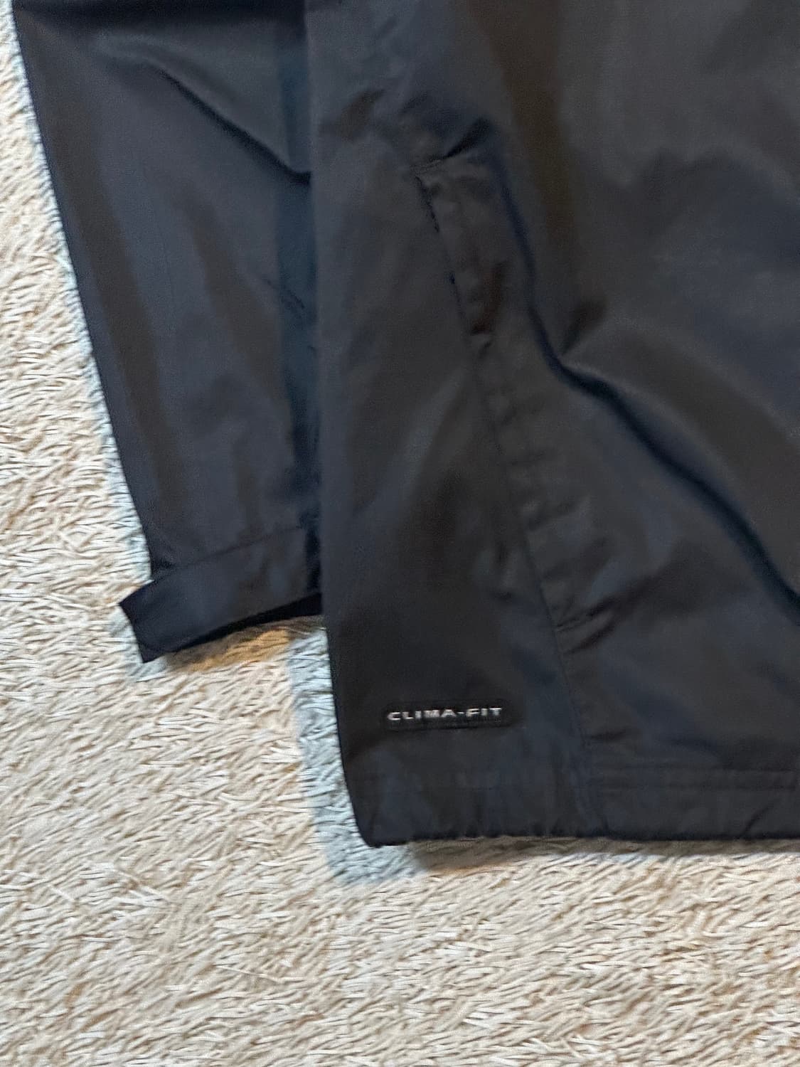 00's 나이키 올드스쿨 스우시 바람막이 자켓 블랙 상품이미지3