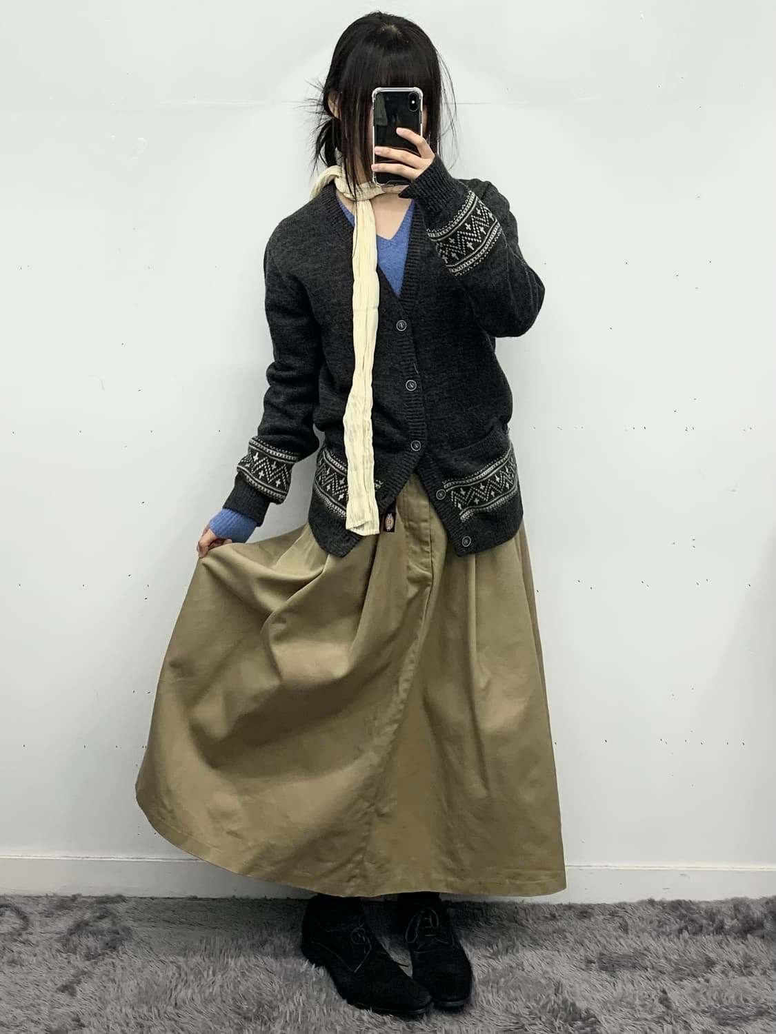 폴로랄프로렌 슬림핏 브이넥 니트(울 캐시 혼방) 상품이미지5