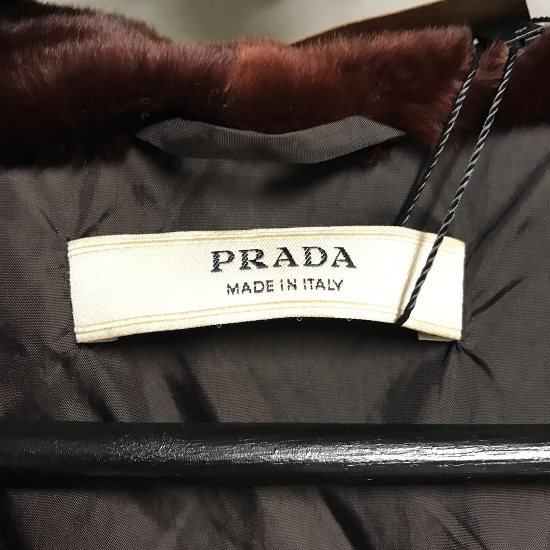 프라다 후드 퍼 자켓 브라운 -(W) 상품이미지4