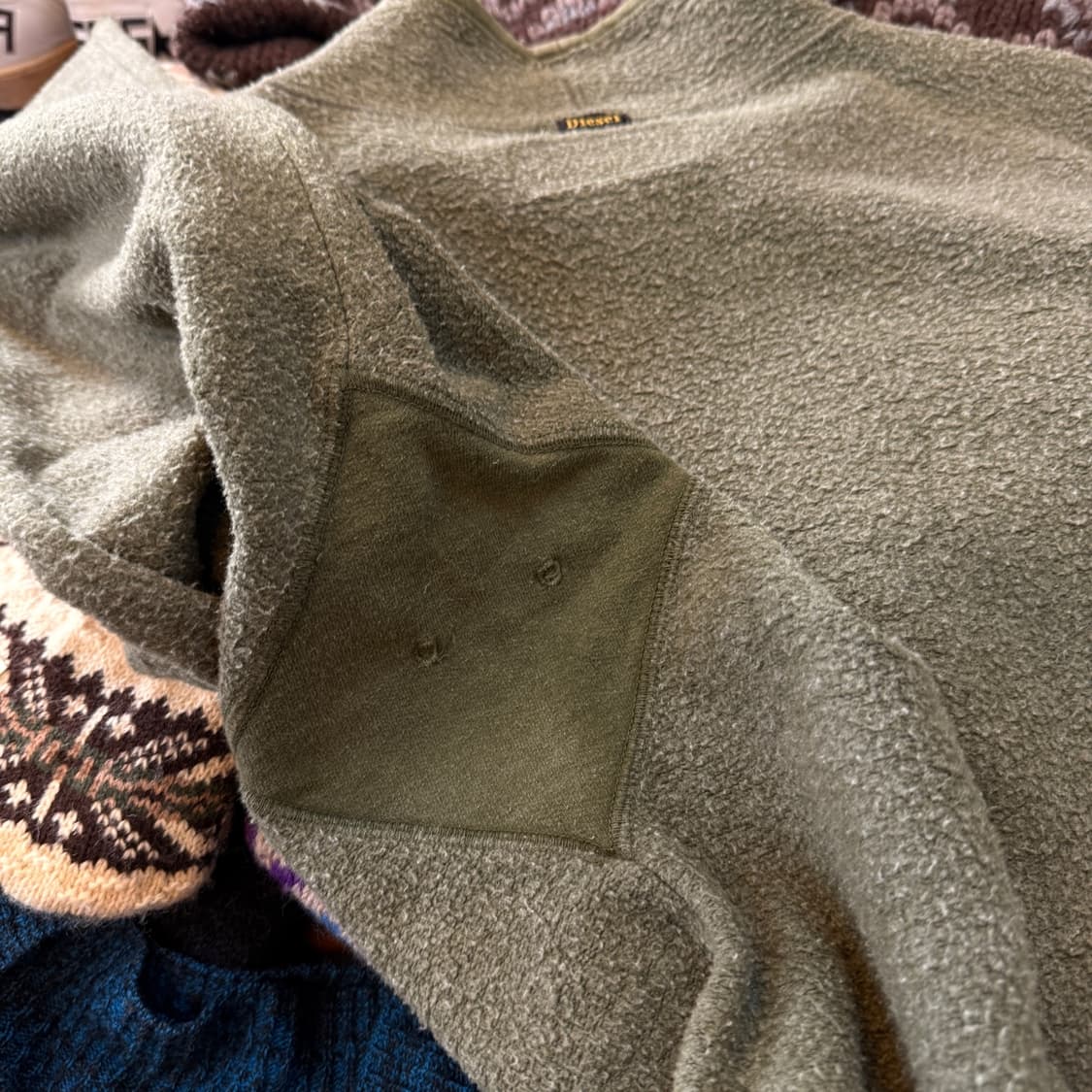 90S 디젤 밀리터리 리버서블 스웻셔츠 이탈리아생산 상품이미지8