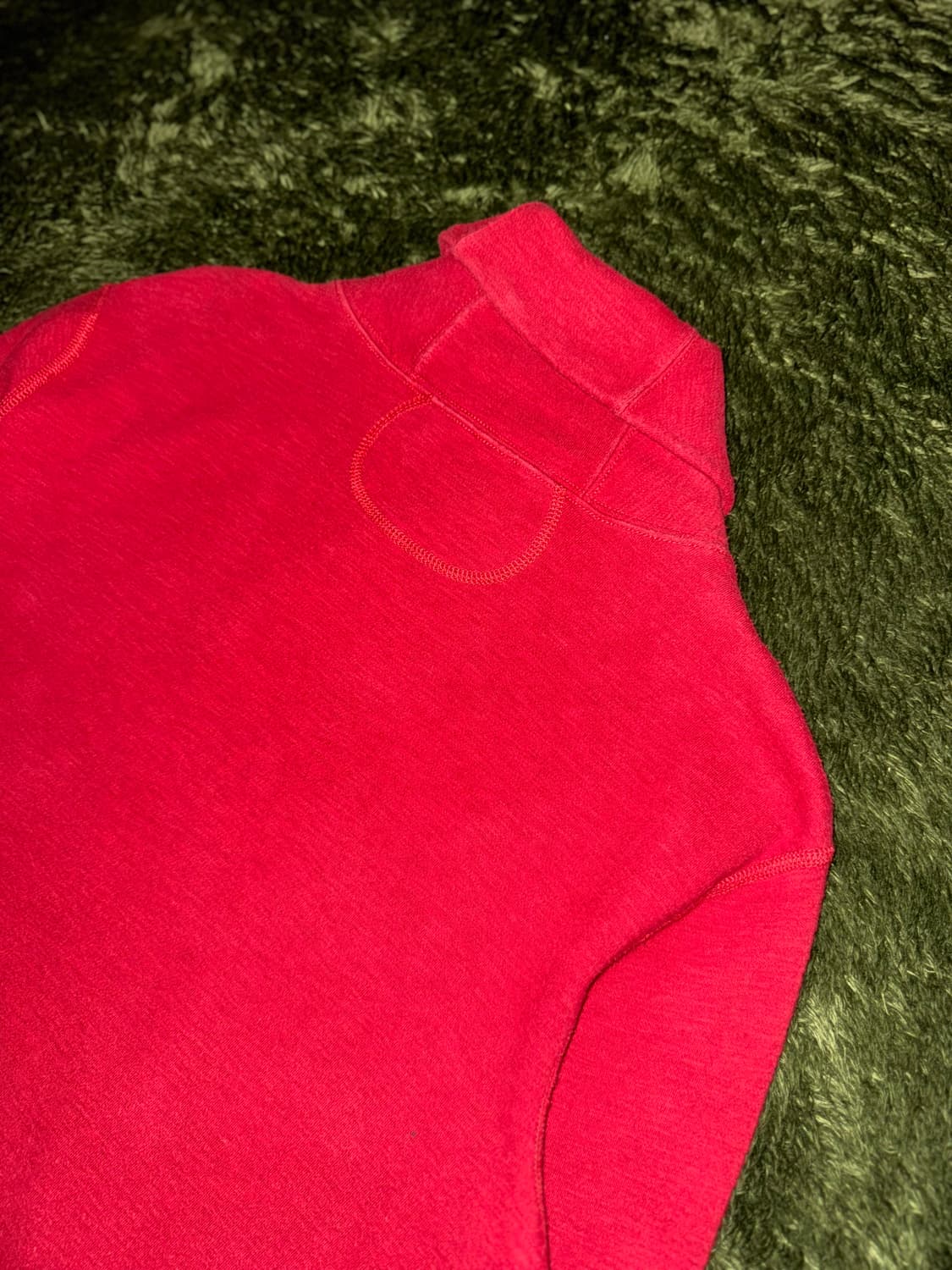 [S] 폴로 랄프로렌 숄 칼라 버튼업 니트 레드 상품이미지8