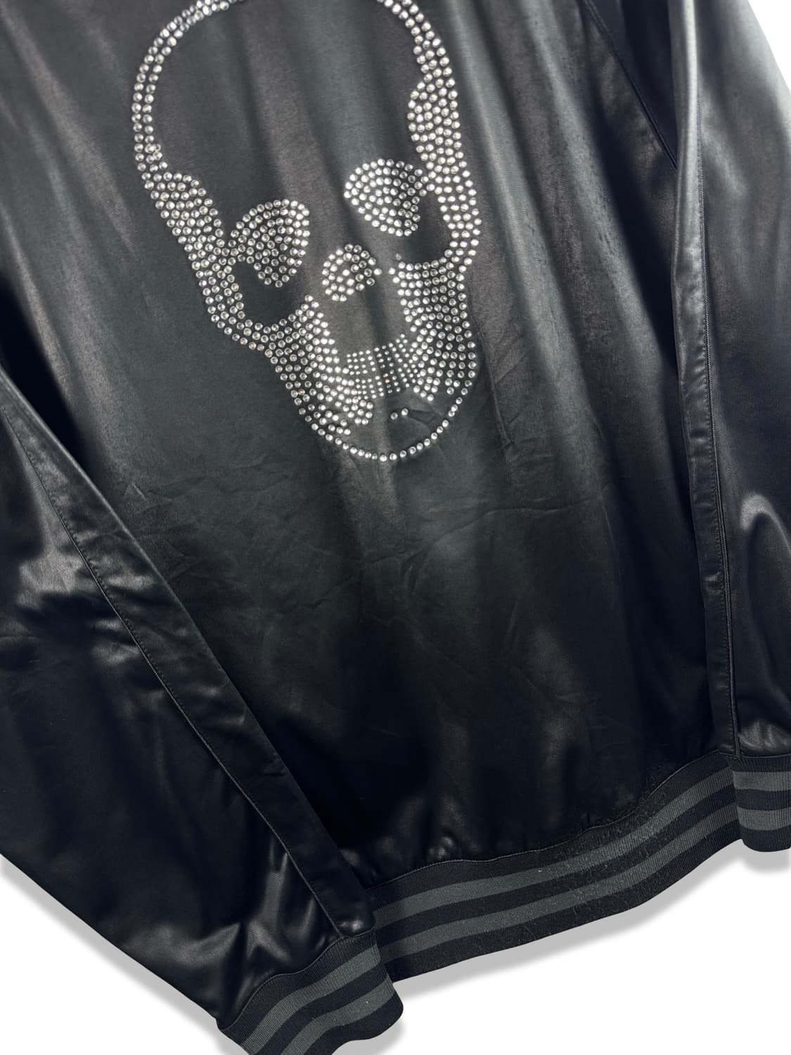 JPN 스컬 큐빌 대거디테일 유광후드집업2379 상품이미지4