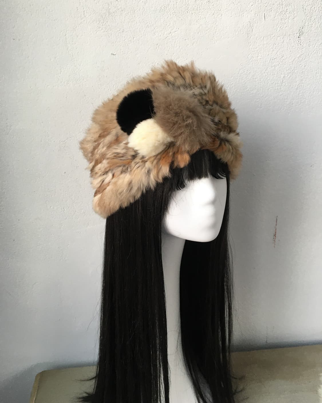 rabbit fur hair band 상품이미지1