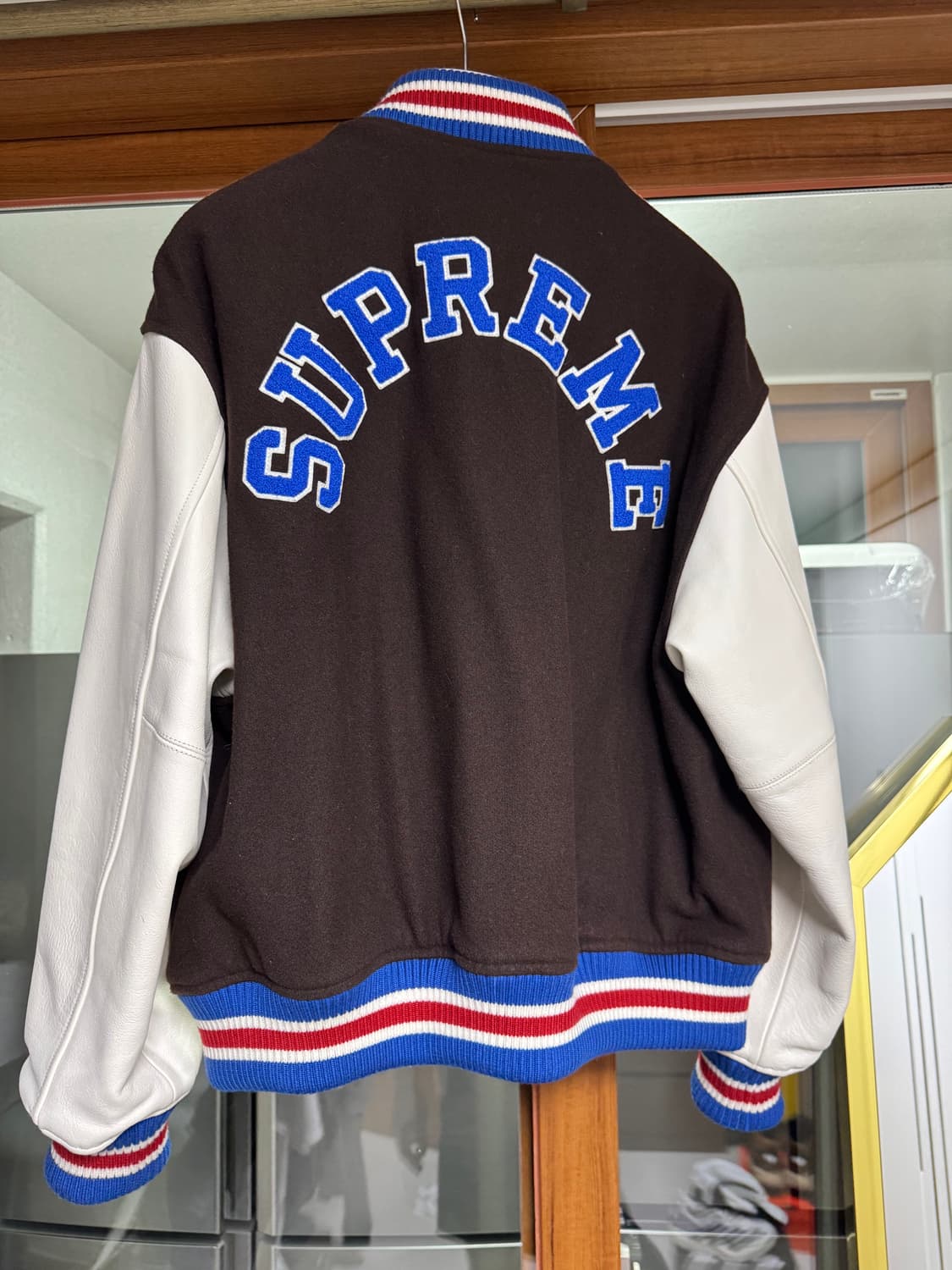 [L] 슈프림 타이거 바시티 자켓 브라운  상품이미지5