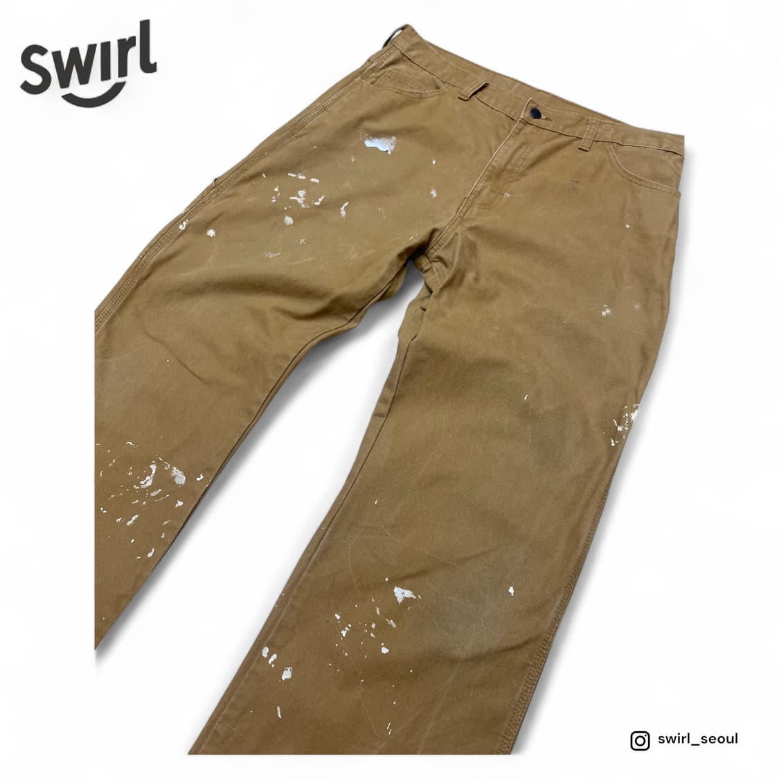 디키즈 덕캔버스 브라운 카펜터 팬츠 상품이미지3