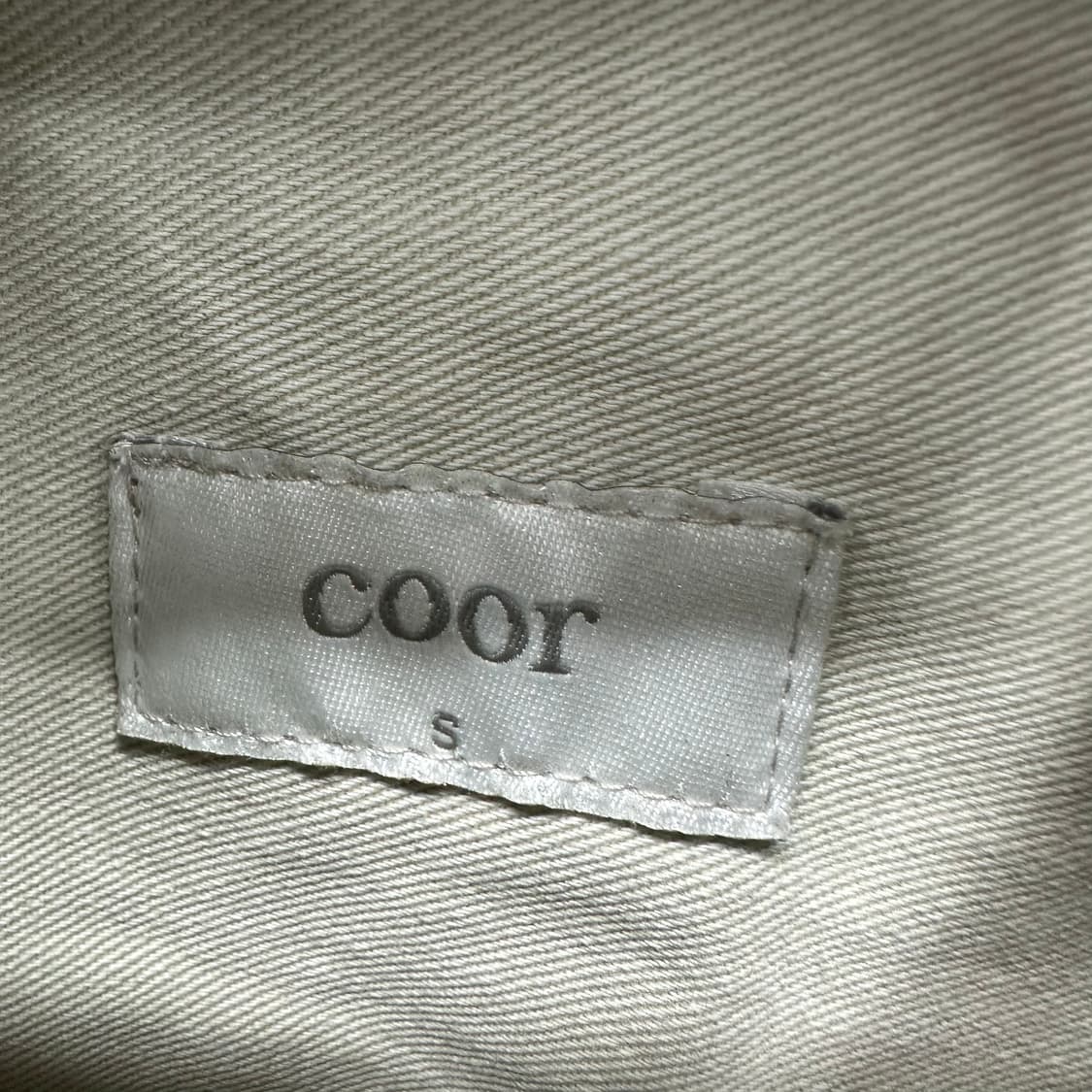 90 COOR 쿠어 남자 루즈핏 헤비코튼 셔츠 상품이미지3