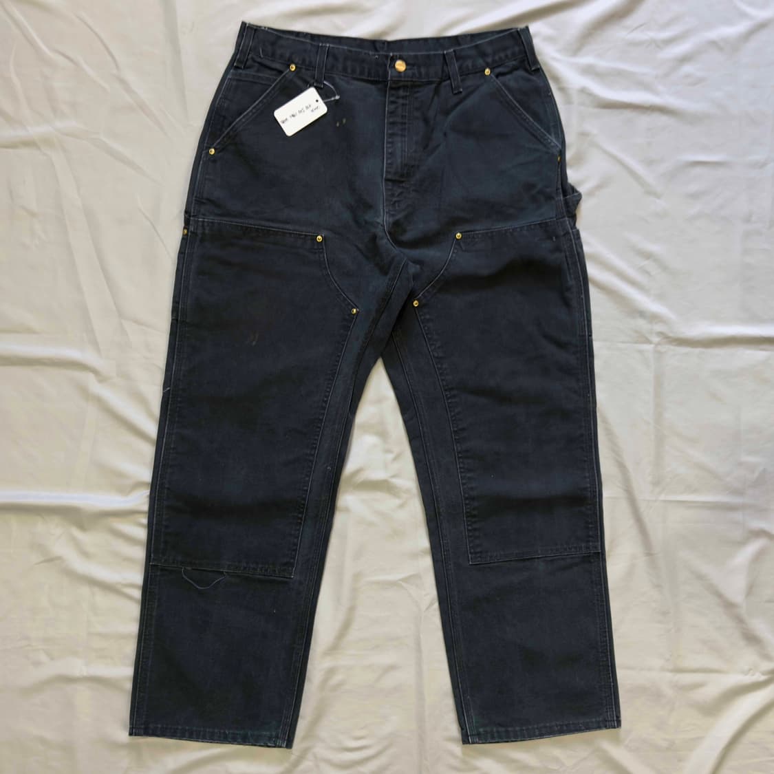 00s 칼하트 더블니 워크팬츠 B01 BLK 36X30 상품이미지1