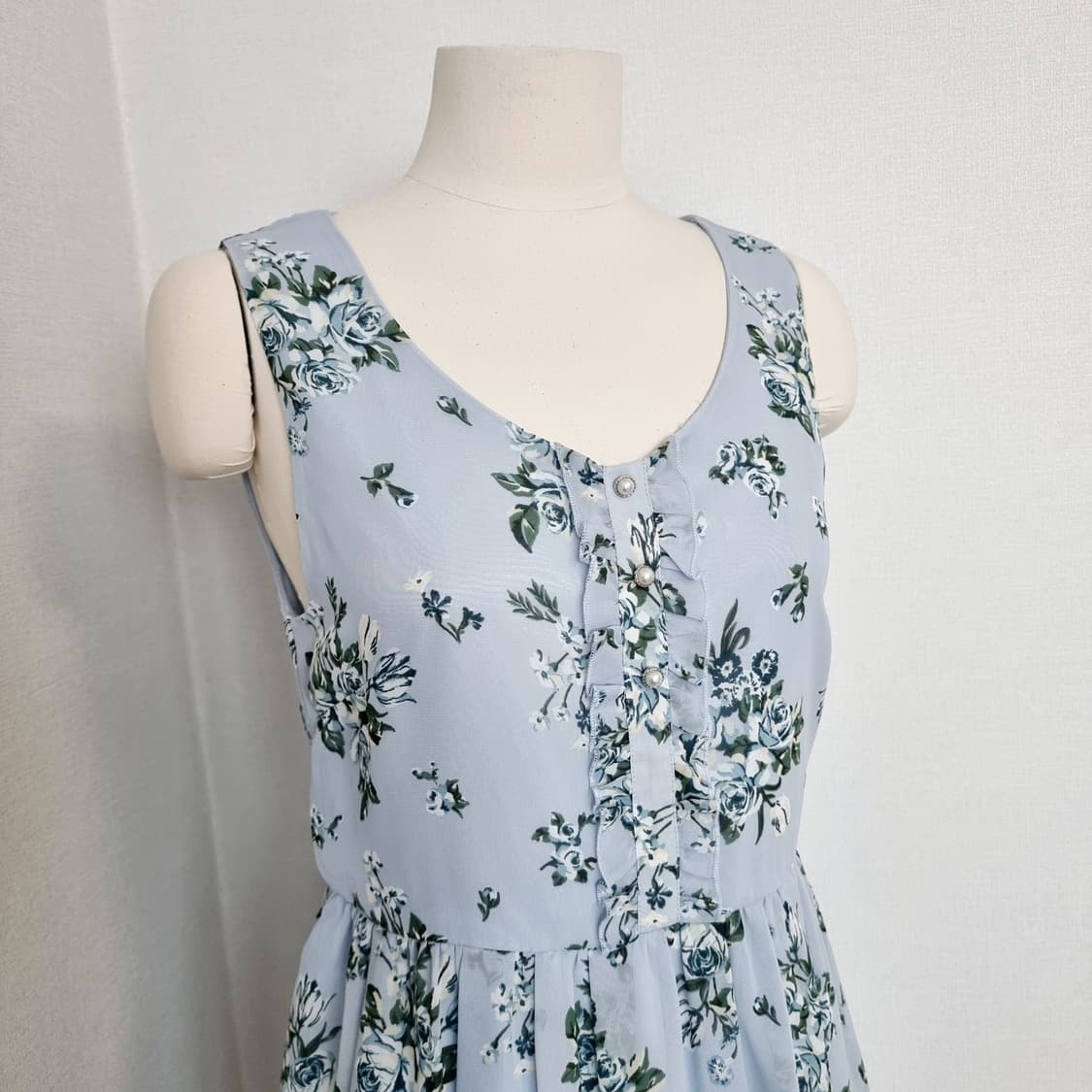 엑시즈팜 원피스 (55-66) 라벤더스카이블루 (새상품) 상품이미지4