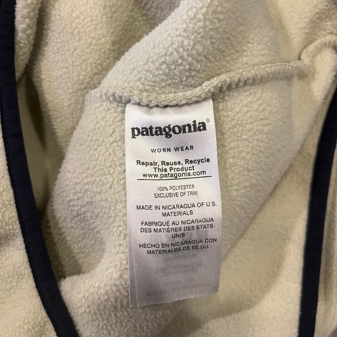 파타고니아 신칠라 오트밀 맨즈 M 상품이미지4