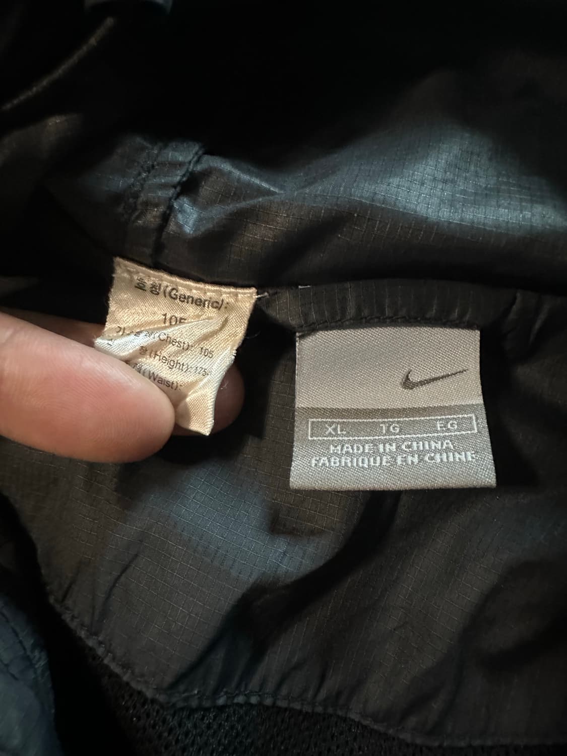 대장급) 00s 나이키 NIKE 올드스쿨 후드 바람막이 상품이미지6