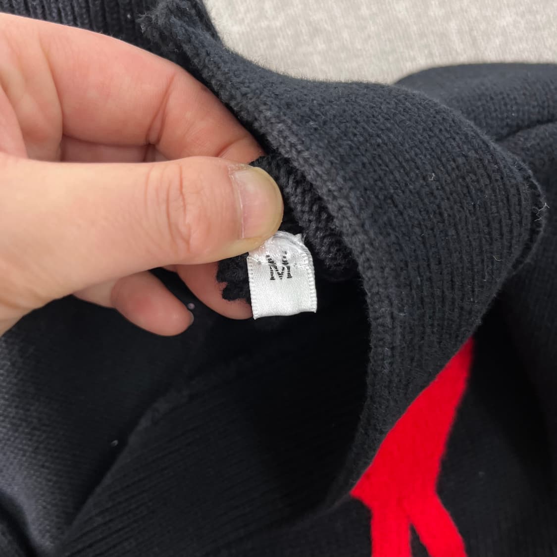 100 아미 하트 빅로고 가디건 상품이미지4