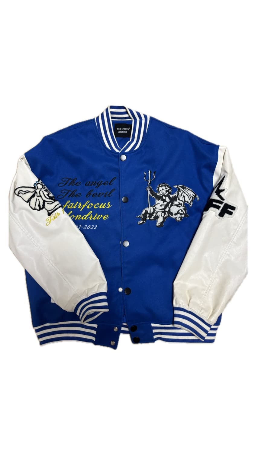 [희귀매물/XL] 페어포커스 천사 엔젤 자수 바시티 상품이미지1