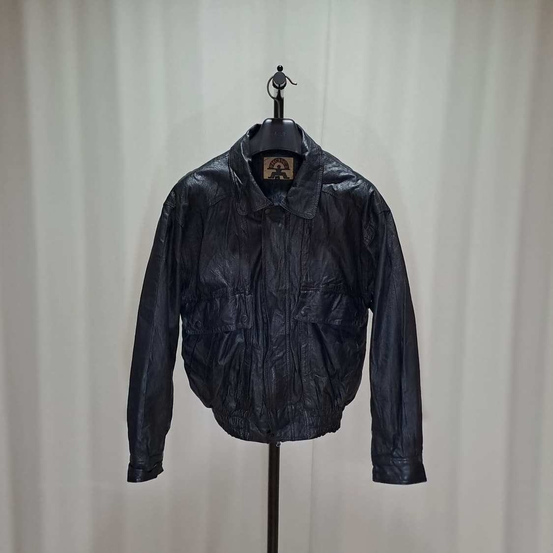 (택포) 빈티지 성조기 소가죽 자켓 L B506 상품이미지2