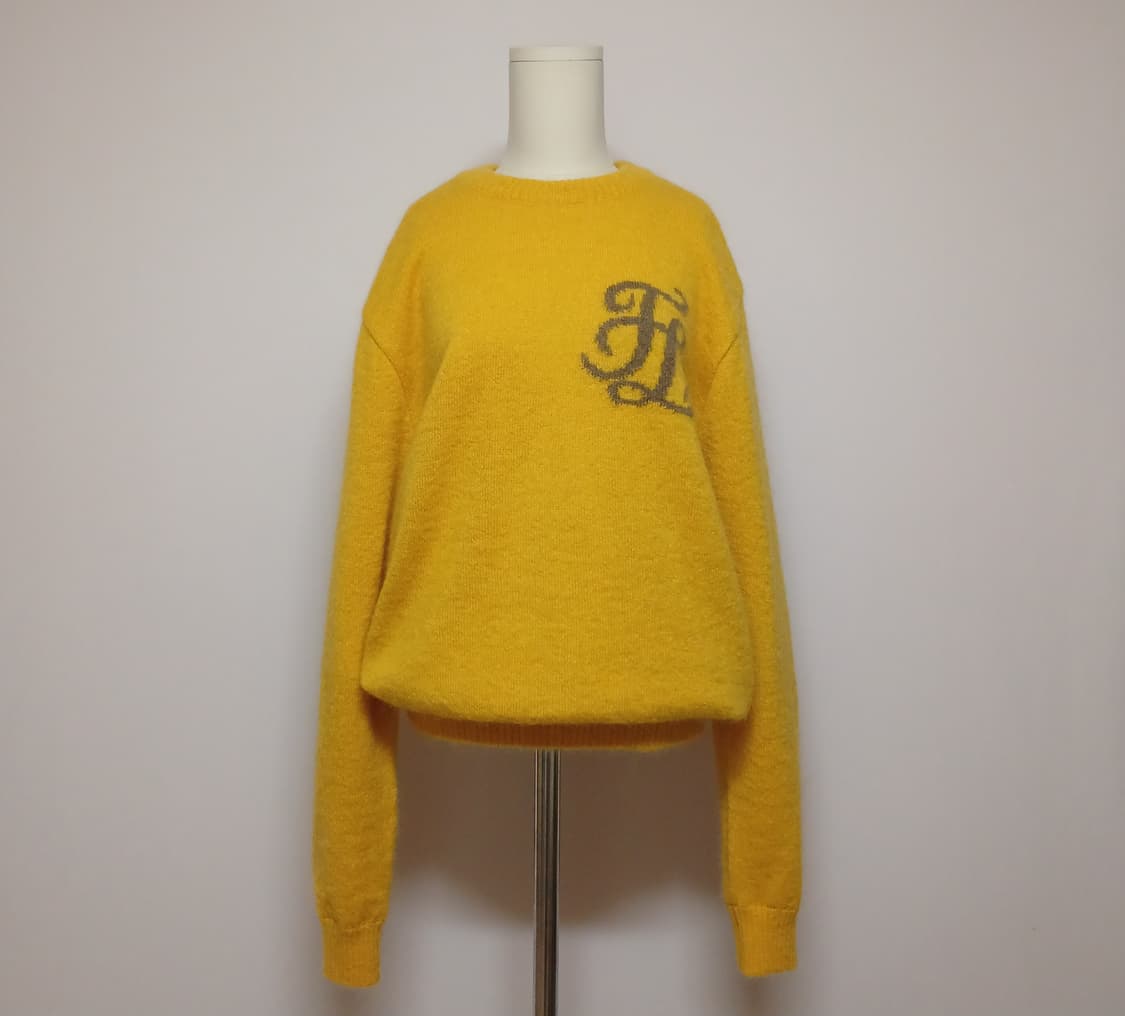 페라이어 FairLiar 방풍 골프웨어 옐로우 니트 L 상품이미지1