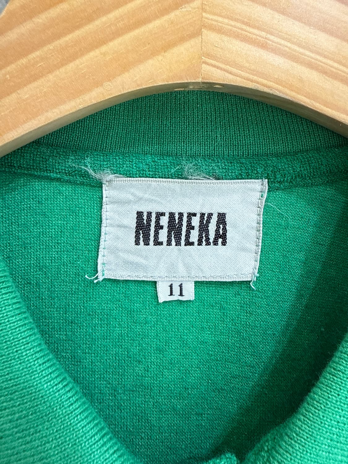 빈티지 NENEKA (Made in Japan) 테리코튼 자수 셔츠  상품이미지6