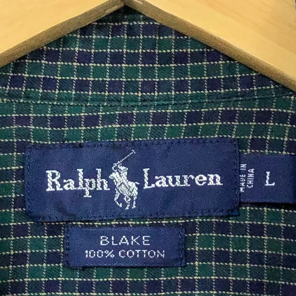 XL 폴로 타탄체크 셔츠 상품이미지3