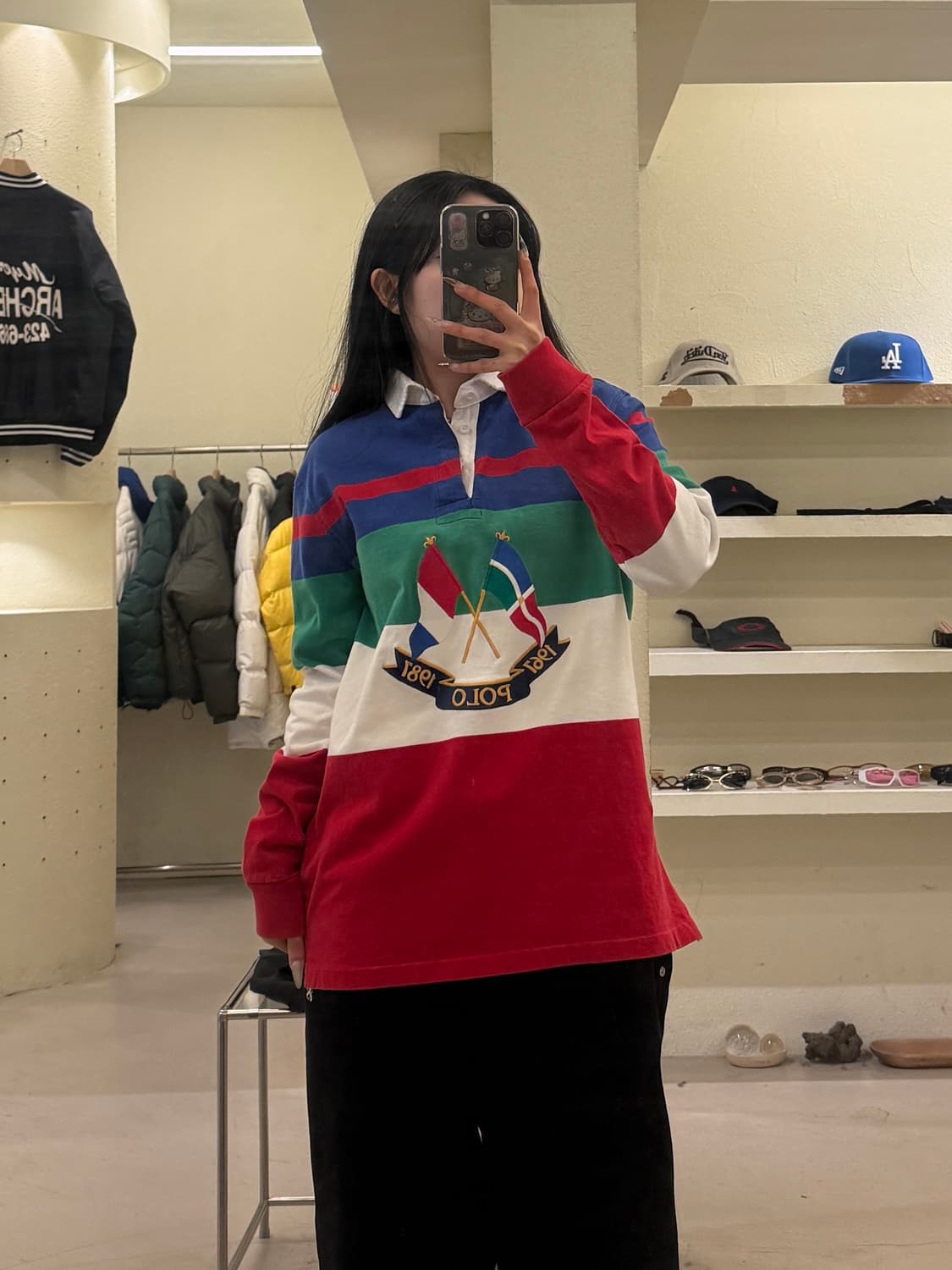 폴로 랄프로렌 67-87 크레스트 럭비셔츠 U812 상품이미지1