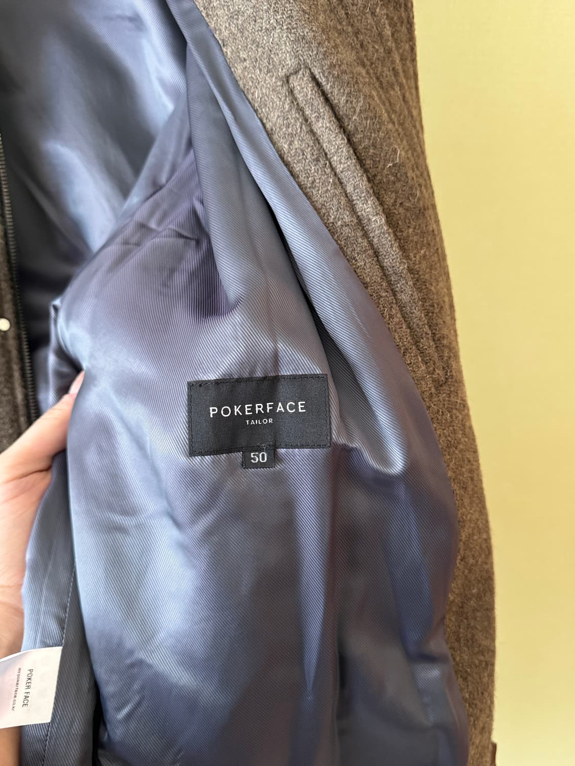 포커페이스 해리스트위드 블루종 브라운 48사이즈 상품이미지5