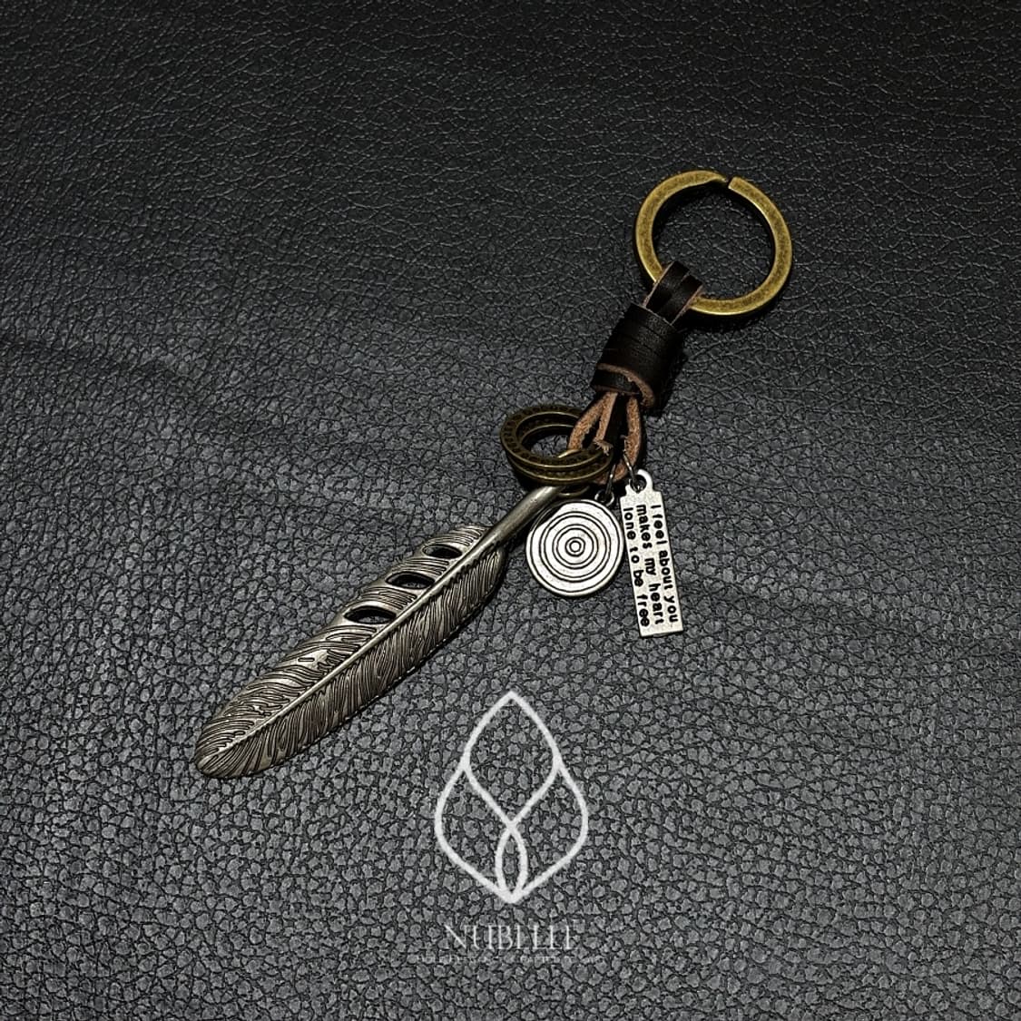 🌗 Vintage feather keyring / 빈티지 깃털 키링 상품이미지5
