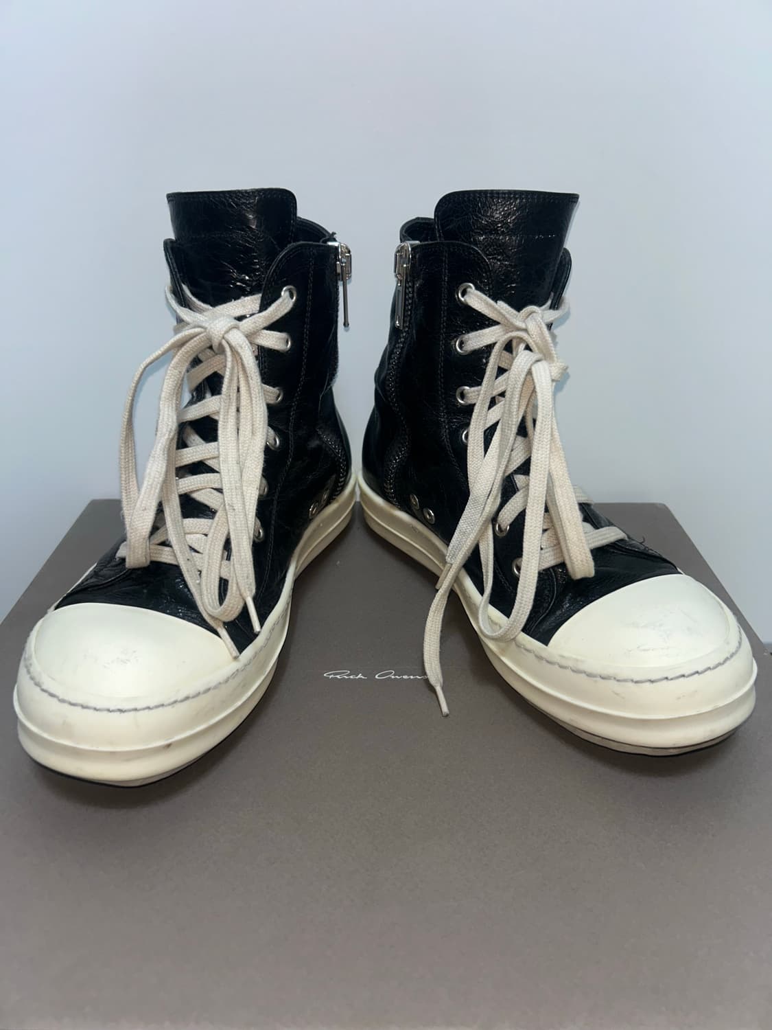 릭오웬스 컨버스 라몬즈 카프스킨 39.5 상품이미지1