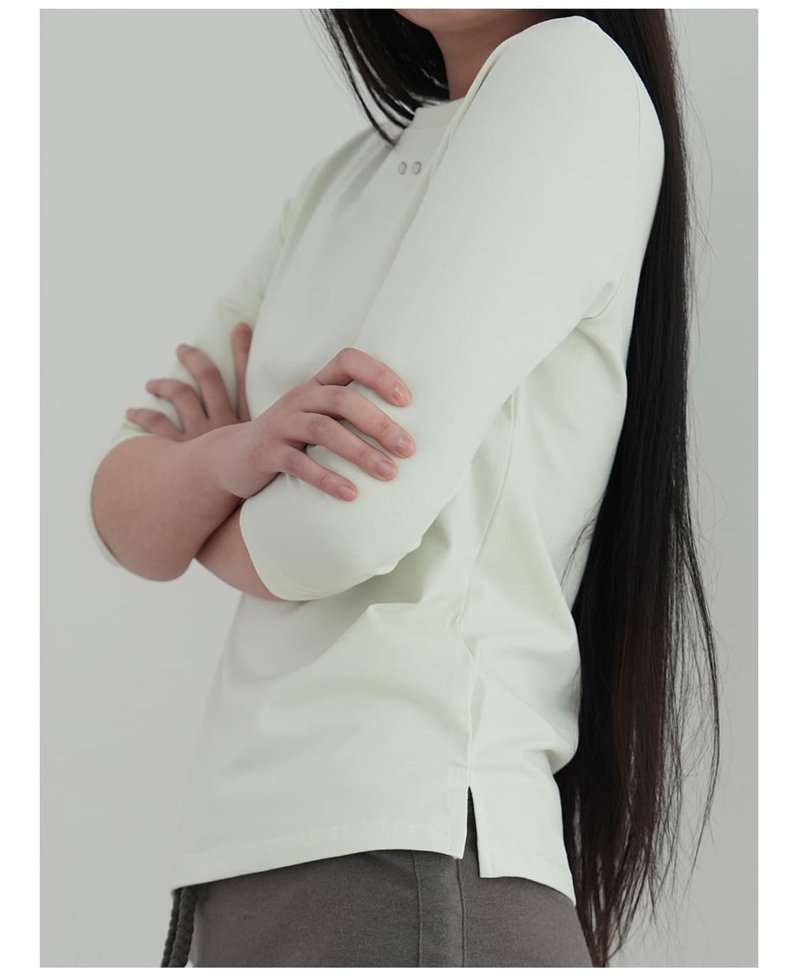 [온스카] COMFY 3/4 SLEEVE T (MELON) 상품이미지3