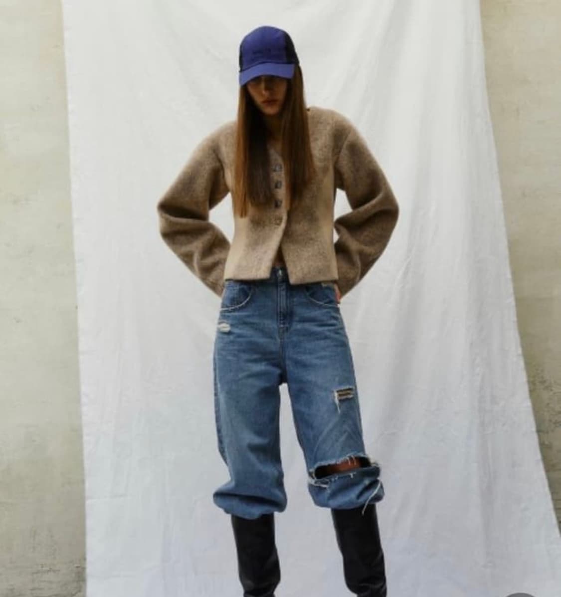 마뗑킴 볼륨 가디건 자켓 상품이미지5