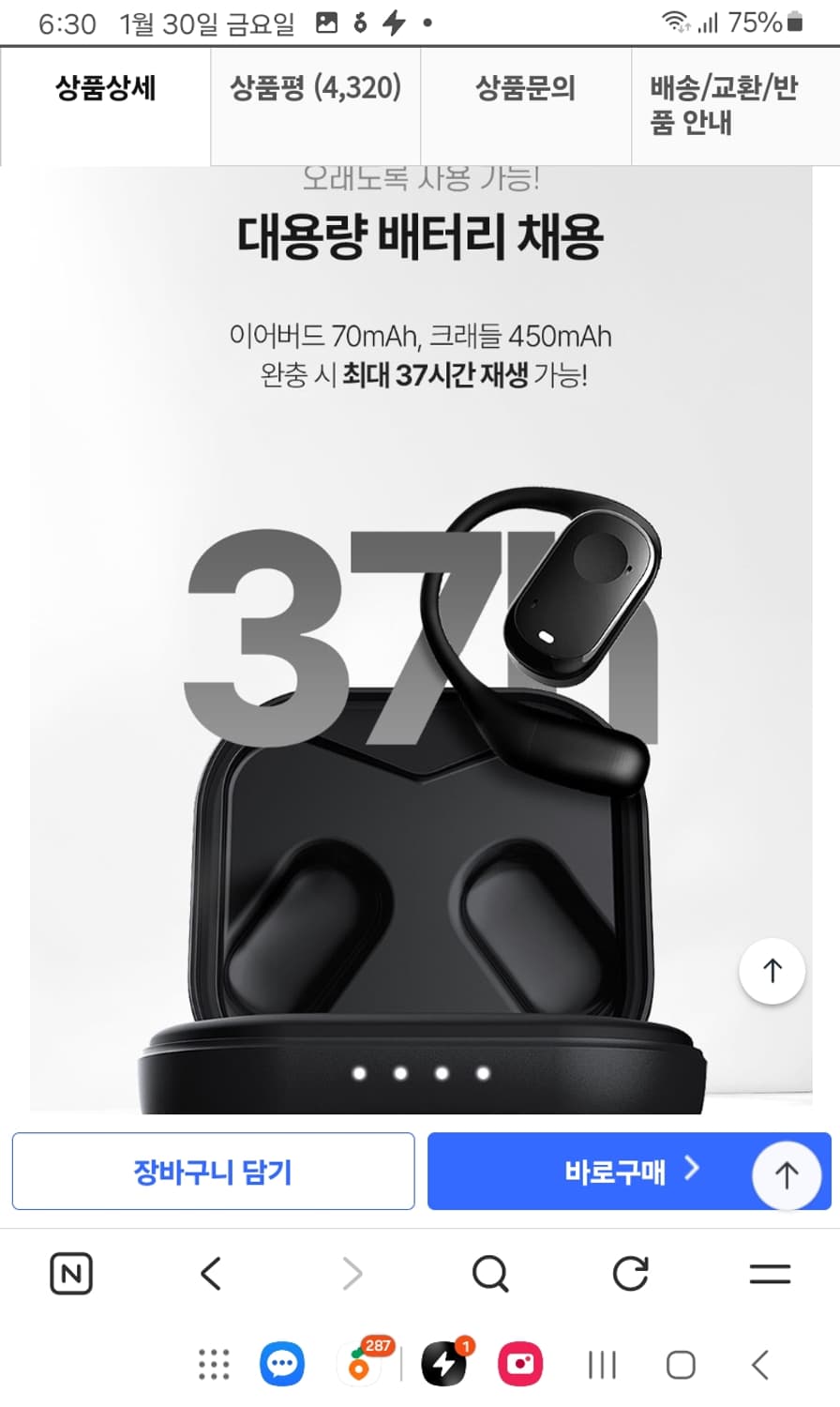 블라우풍트 이어폰 상품이미지9