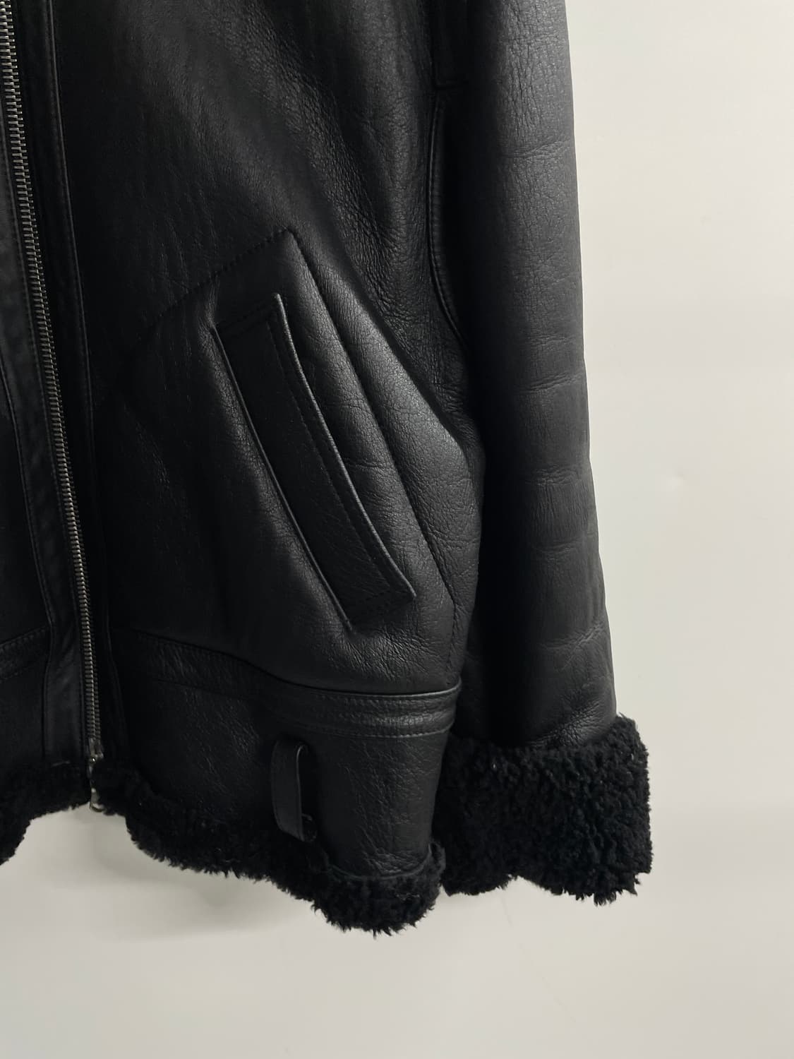 앤더슨벨 리얼양가죽 무스탕 남 M 상품이미지4