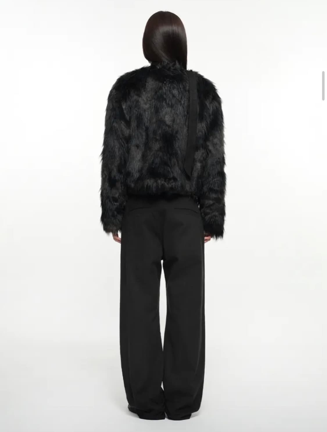 나체 NACHE 퍼자켓(카키 블랙) / 12일까지 안 팔리면 내려요 상품이미지5