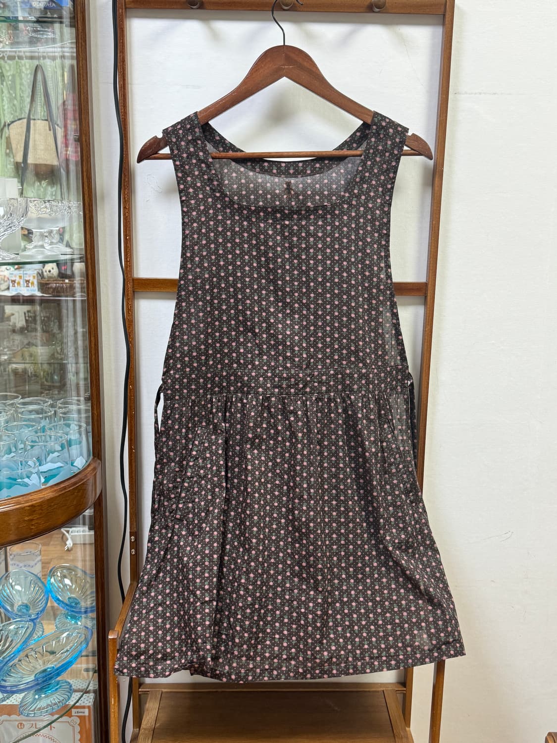 플라워 패턴 레이어드 원피스 상품이미지1