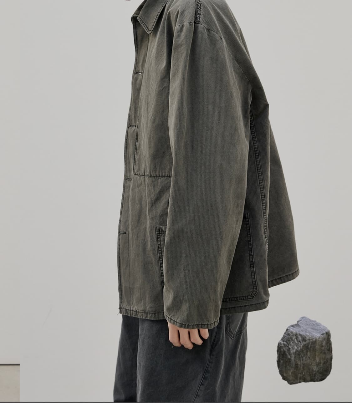 [2] 해칭룸 초어 자켓  차콜 상품이미지1