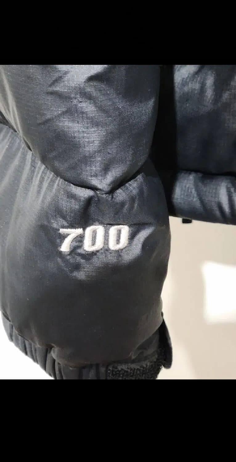 (M) 노스페이스 눕시패딩 점퍼 블랙 거위털 700 구스다운 자켓  상품이미지5