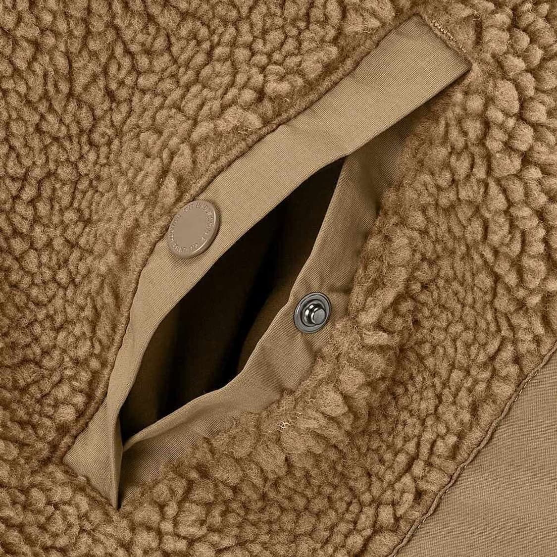 GU UNDERCOVER 콜라보 후리스자켓 브라운 XL사이즈 새제품 상품이미지4